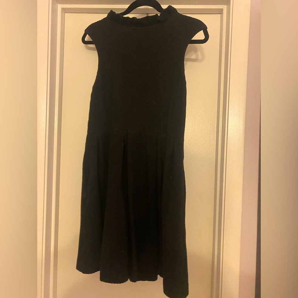 Anthropologie High Neck Fit and Flare Dress
